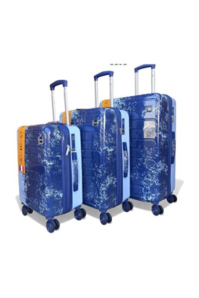 Akyat Three-Piece Travel Bags in New Trendy Colors | Blue and White
