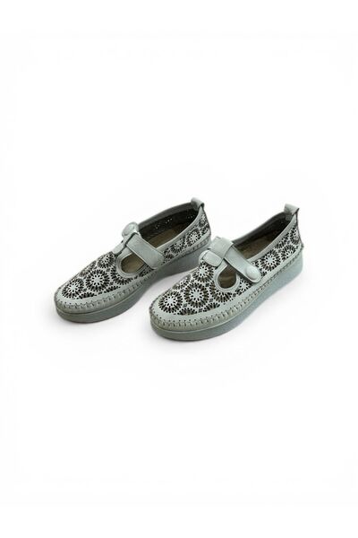 PATRON SHOES Genuine Leather Orthopedic Sole Velcro Women's Shoes