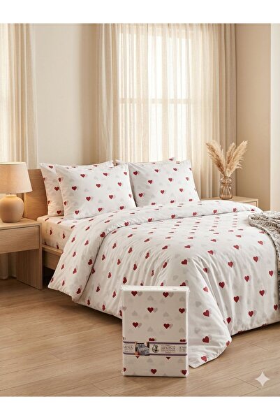 Constanza Exclusive طقم غطاء لحاف قطني منقوش من سيرينيك مقاس 200 × 240 سم