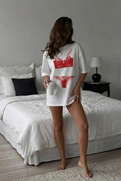 The Champ Clothing ملابس داخلية نسائية مزدوجة الحجم من روج مطبوعة باللون الأب...