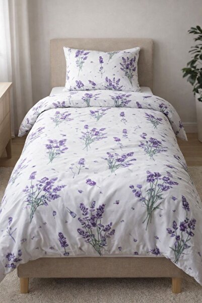 Constanza Exclusive Lunessa Cotton Patterned 160 X 220 cm Single Duvet Cover Set
