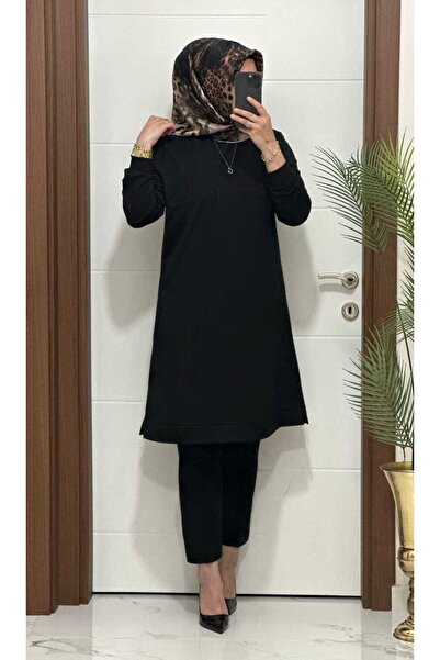 masalabiyem 3322 K35 Black Eda Tunic