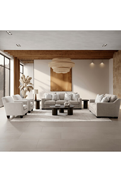 Roots Furniture Clara Oatmeal Living Room Set