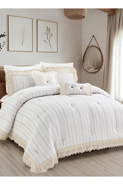 INREST Pastel Single Comforter Set 170 × 230 cm Luxury 5 Pieces 100% Microfib...