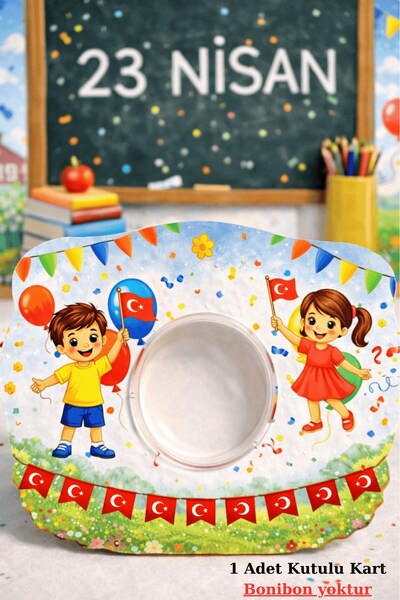 Emtory Gift 1 Adet | Şeker Kutusu | 23 Nisan Hediye Kutusu - Çocuk Bayramı He...