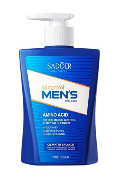 SADOER Men's Amino Acid Refreshing Oil Control Purifying Cleanser 180g (6.34 ...