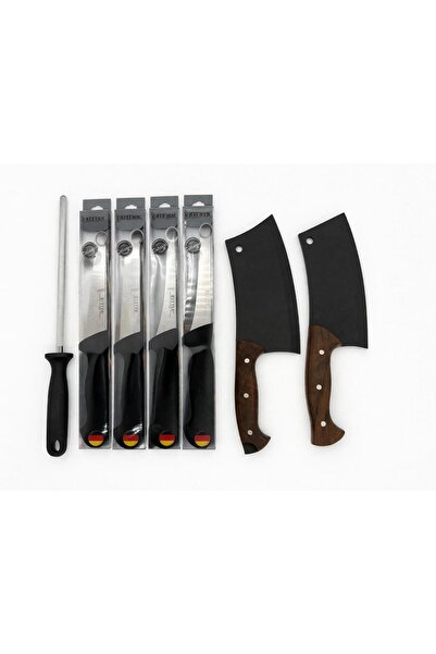 Solingen Kurban Butcher Skinning Knife Cleaver Set
