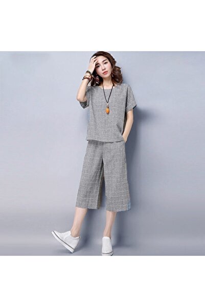 FASHION Relaxed Short Sleeve Set for Women