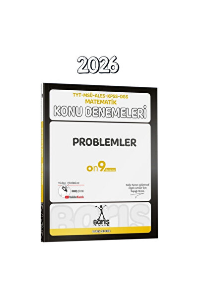 Krallar Karması 2026 Barış Yayınları TYT MSÜ ALES KPSS DGS Matematik Probleml...