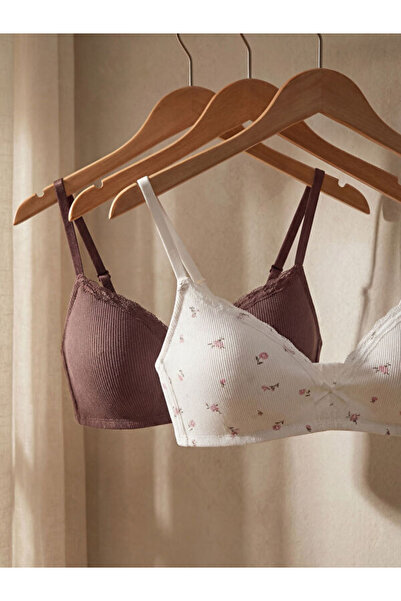 LC Waikiki I Non-Wired Non-Padded Floral Triangle Bra 2-Pack from Freezen Store