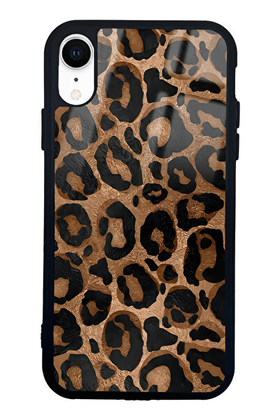 Spoyi iPhone XR Leopar Tasarımlı Glossy Telefon Kılıfı
