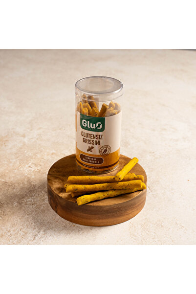 Gluzero Glutensiz Zerdeçallı Chia Tohumlu Grissini