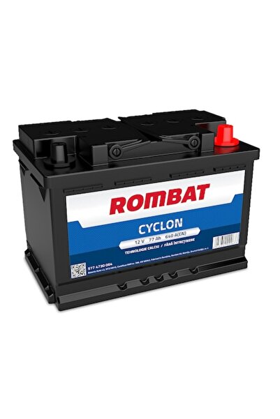 Rombat 12V 77AH CYCLON 640A Car Battery