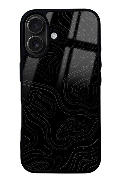 Spoyi iPhone 16 Topo-Point Tasarımlı Glossy Telefon Kılıfı