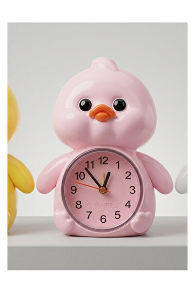 Flower Toys Civciv Figürlü Çocuk Masa Saati Analog Kız Erkek Çocuk Dekoratif ...