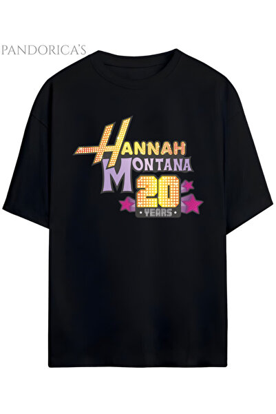 Grafftee Clothing باندوريكا هانا مونتانا مايلي سايروس 20. تي شيرت قطني مطبوع ...