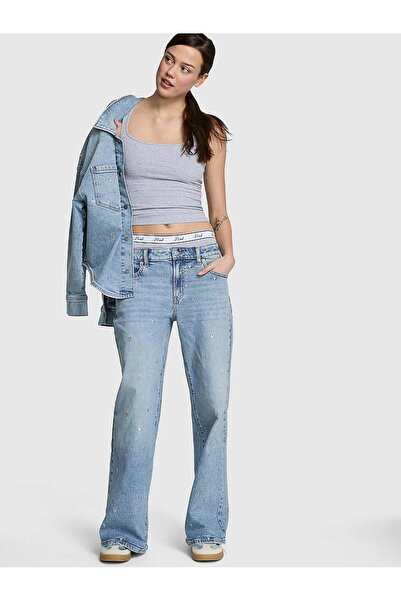 PINK Denim by Bol Paça Pantolon