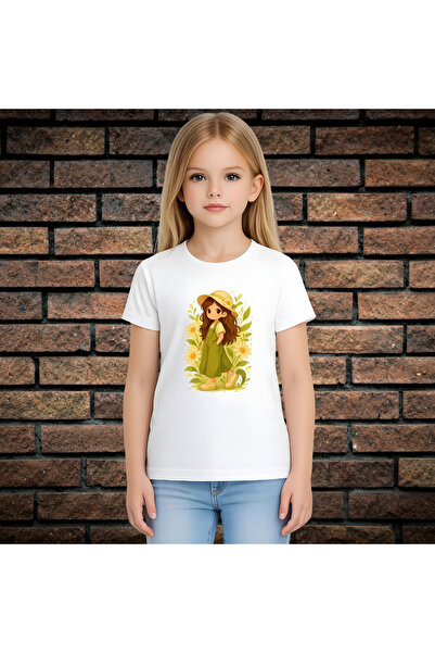 CXO Craft Children's T-Shirt with Print, Princess, Cotton,