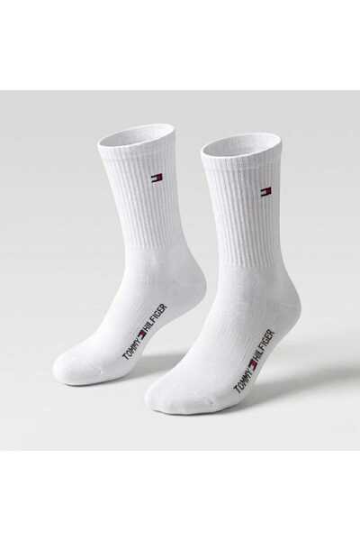 NoNameStore7 TOMMY HILFIGER - Σετ 2 ζευγαριών ανδρικών καλτσών, μακριές, Οπτι...