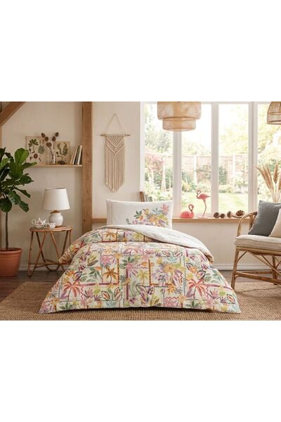 Taç Youth Fashion Cotton Single Bedding Set Calippo Pink