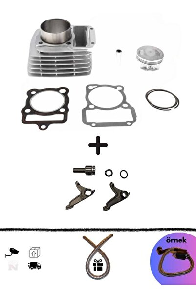 NCR CG 150 cc 62 mm 13 Perno 69 boy Silindir Piston Seti + Alt Piyano (+buji ...