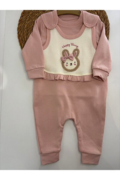 Babycan Tavşanlı Bebek salopet