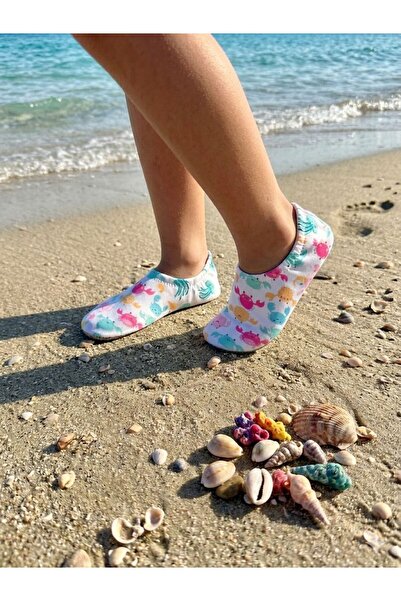 Minissa Αντιολισθητική σόλα Παιδικά θαλάσσια παπούτσια, ύφασμα μαγιό που αναπ...