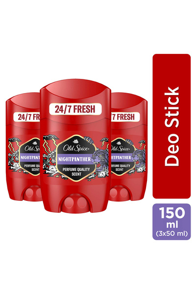 Old Spice Night Panther Erkek Deodorant Stick 50 ml x3