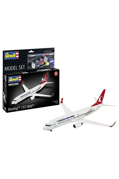 FABBA TOYS 63772 ريفيل - طقم نموذج طائرة الخطوط الجوية التركية بوينج 737-800 ...