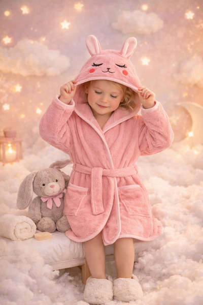 Casnack رداء حمام للأطفال بغطاء للرأس من بارلا تافسان