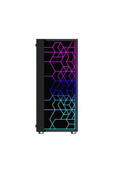 Gembird Carcasa Fornax 2500 ATX, iluminare aRGB, Middle Tower, Fara sursa (Ne...