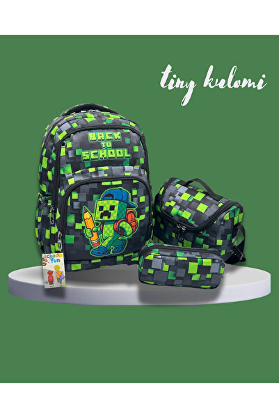 Tiny Kulomi New Collection Waterproof Primary School Backpack Plain Simple Pr...