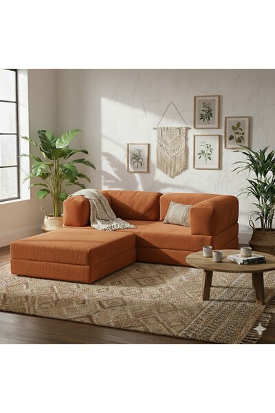 Boboco 200X200 Teddy Serisi Köşe Kapali| Uzanma Modüler Koltuk | Yıkanabilir ...