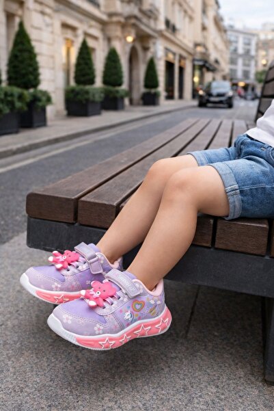 minibonito Girls' Fun Figured Lighted Sports Shoes