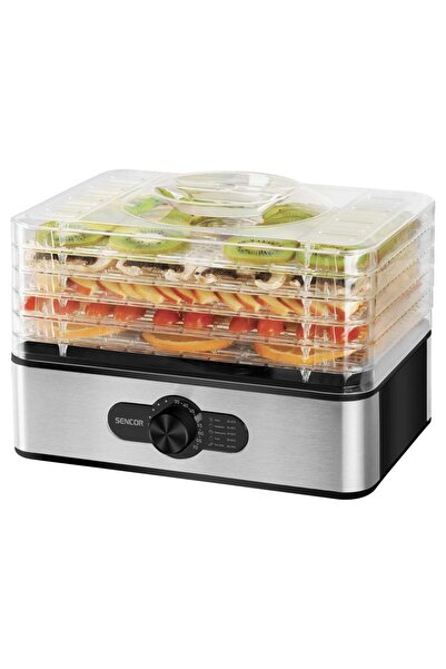 Sencor Deshidrator de alimente SFD950SS, 240 W, 5 tavi (Inox)