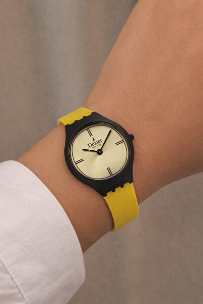 Dexter Slim Thin Case and Silicone Cord Women's Wristwatch Dx.1417.2Bgg