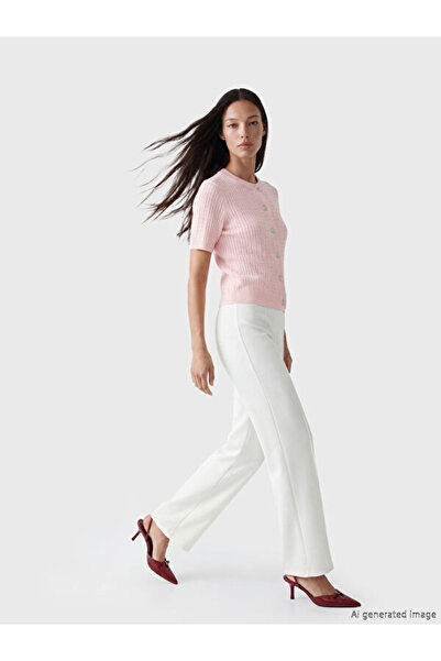 LC Waikiki Rmz Gi̇yi̇m Farkiyla High Waist Spanish Flare Women's Pants