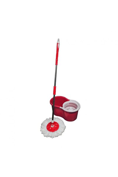 vanora Home Primo VN-GRH-4COLR Cleaning Set, 360 Rotating Mop (Red)