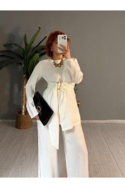 Bak'ap Premium Modal Accessory Blouse Pants 2-Piece Hijab Set