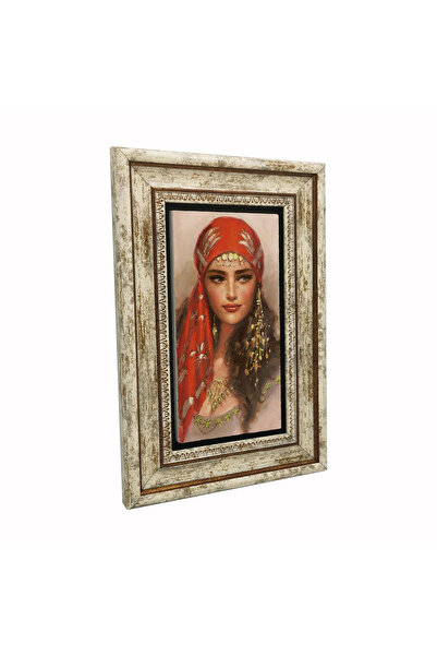 Sadrazam Τουρκικό κορίτσι με στάμπα σε φυσική πέτρα 20X30DRT-36