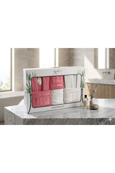 Constanza Exclusive طقم روب حمام عائلي من القطن والخيزران من إيفورين مكون من ...