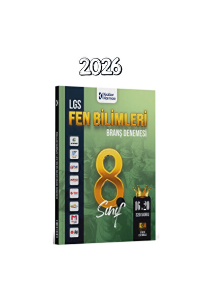 Okyanus Yayınları 2026 Krallar Karması 8. Sınıf LGS Fen Bilimleri 16 x 20 Bra...