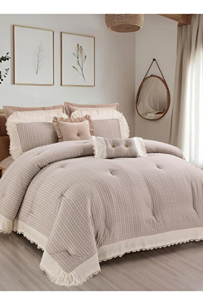 INREST Soft Blossom Single Comforter Set 170 × 230 cm Luxury 5 Pieces 100% Mi...