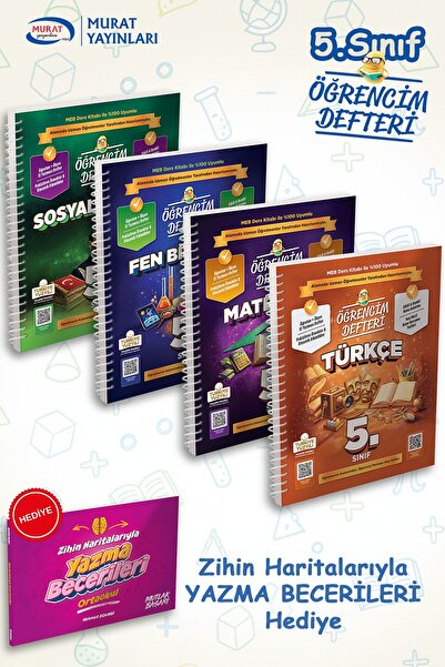 Murat Yayınları 5.Sınıf Türkçe - Matematik - Fen Bilimleri - Sosyal Bilgiler ...