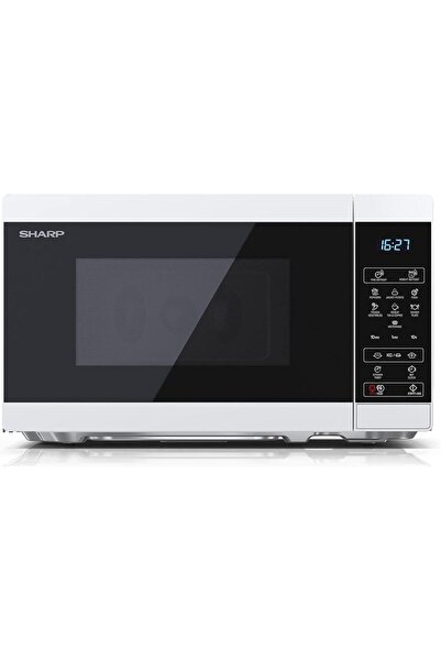 Sharp Cuptor cu microunde YC-MS02EW, 20 l, 800 W, Digital, EasyClean, Funcții...