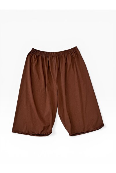 SEWANO Oversize Cotton Combed Cotton Capri Shorts – Plus Size