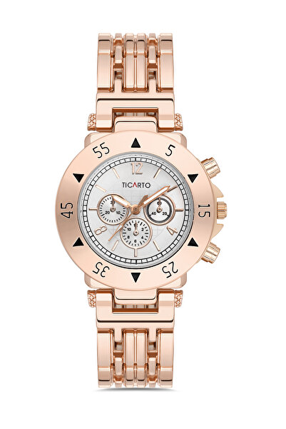 Ticarto Rose Gold Color Wristwatch Tctss000407S0497