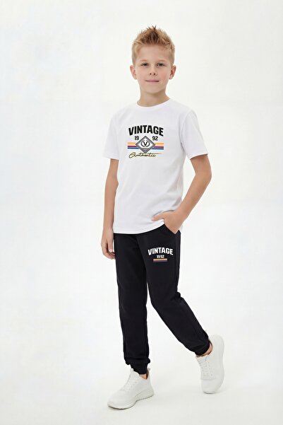 YA KO KİDS Комплект для хлопчика: футболка з короткими рукавами та довгі спор...