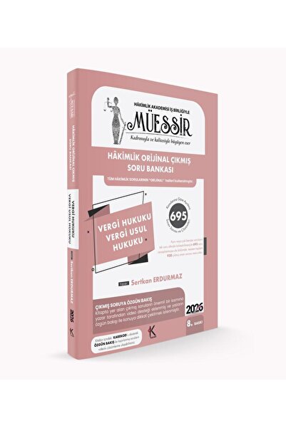 Kuram Kitap MÜESSİR Vergi Hukuku - Vergi Usul Hukuku -TVS Çıkmış Soru Bankası...