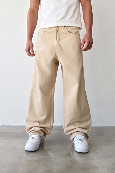 Flaw Wear Široke pantalone od gabardina